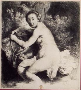 Mujer desnuda - Rembrand