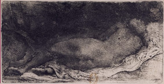 Negra dormida - Rembrandt