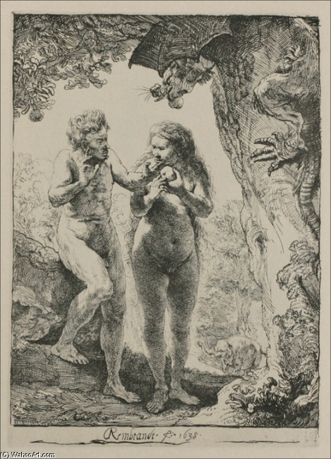 Adan y Eva - Rembrandt