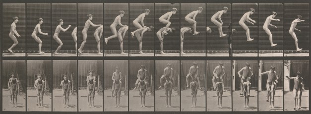 Muchachos jugando a la pídola - Muybridge