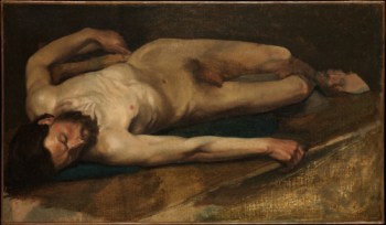 Hombre desnudo - Degas