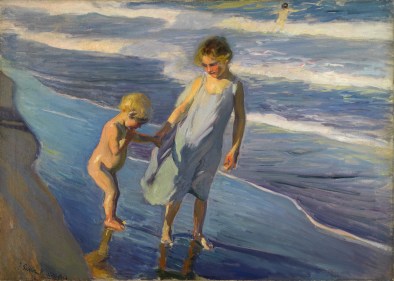Dos niños en una playa - Sorolla