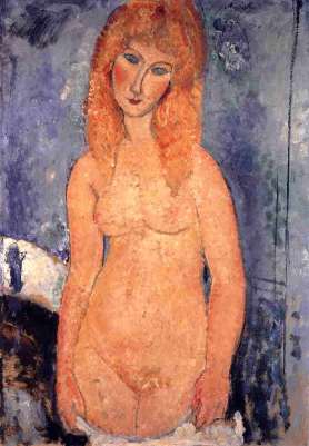 Rubia desnuda, 1917 - Modigliani