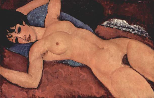 Desnudo rojo - Modigliani