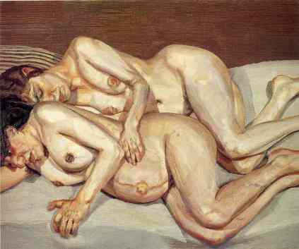 Annie y Alice - Lucien Freud 