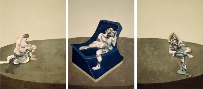 Tres figuras en una habitación - Francis bacon