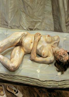 Retrato desnudo - Lucien Freud 
