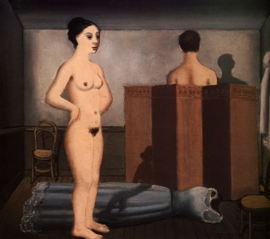 La pantalla - Paul Delvaux