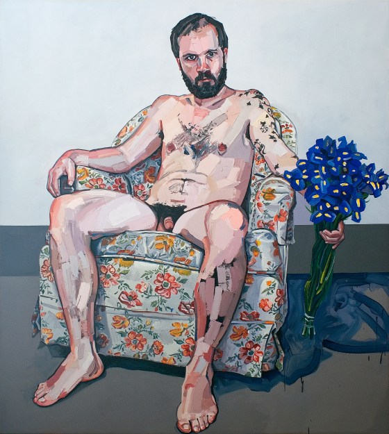 Autorretrato con flores - Omar Rodríguez Graham