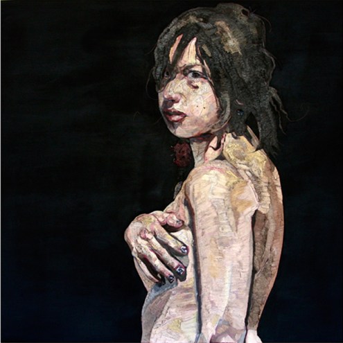 La niña con la mano en el pecho - José Antonio Farrera