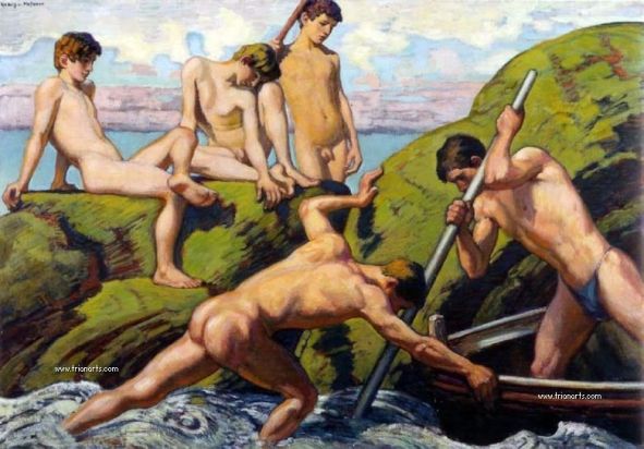 780 Ludwig von Hoffman - 10 Naked Youths and Boatmen_zps46wrprmv.jpg