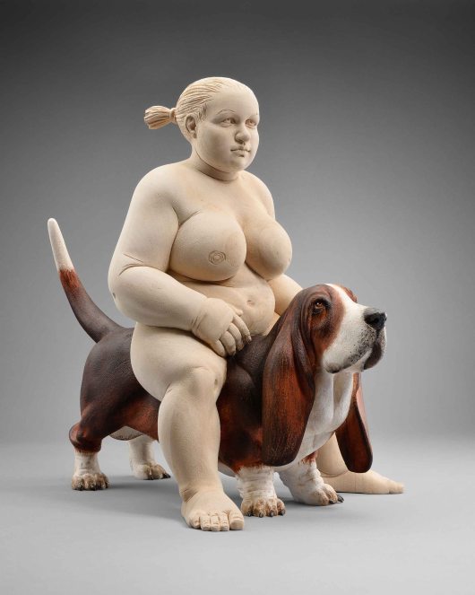 Bobby-Car by sculptor Matthias Verginer, 51 x 54cm, 2013, tiglio