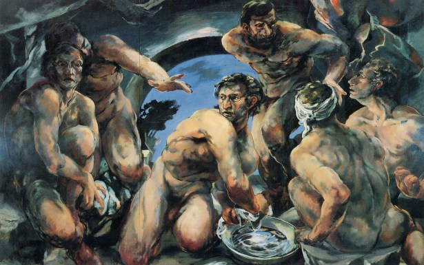 KNIPPBERGER Ed' The Foot Washing (Christ and His Disciples).jpg