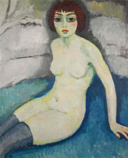 Kees van Dongen 1913 - Bas Bleus c. 1913, oil on canvas.jpg