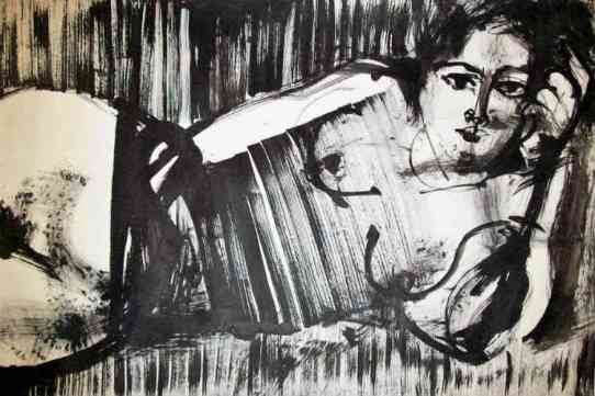 Carlos Alonso en Witcomb_Desnudo de mujer_tinta y aguada.jpg