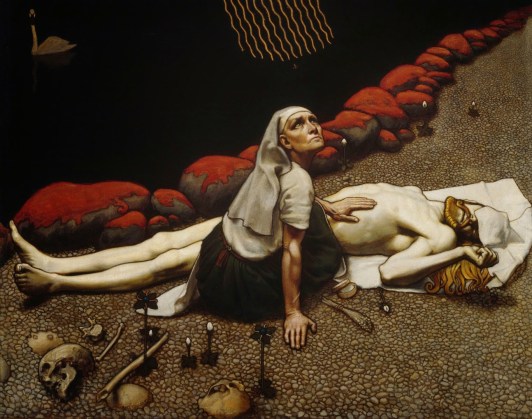 Akseli Gallen-Kallela - 1 La madre de Lemminkäinen 1897 Ateneum Finlandia.jpg