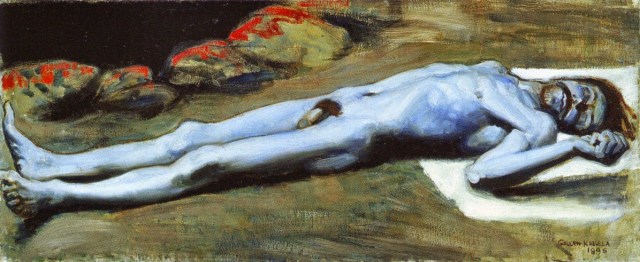 Akseli Gallen-Kallela - 14 The Slain Lemminkäinen 1896