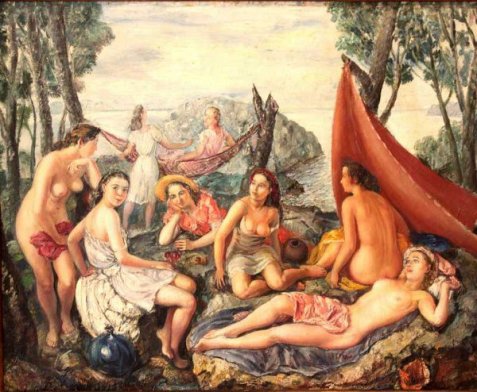 161. Jose Aguiar.1898-1976Las musas delmar gomero.jpg