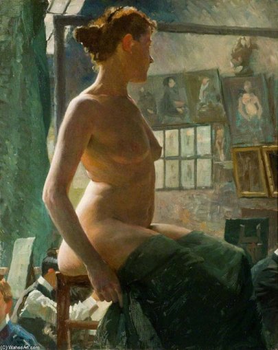 Sir+Alfred+James+Munnings-A+Female+Nude+Seated+At+Julian's+Atelier,+Rue+Du+Dragon.JPG