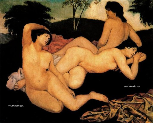 780 Emile Bernard - 10 Ninfas despues del baño.jpg