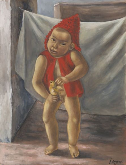 Niño y pájaro 1941--juan-soriano-moma.jpg