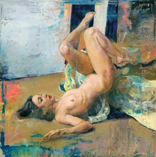 È Sottosopra che mi fugge via il tempo di Catherine La Rose©painting by Kent Williams (1).jpg