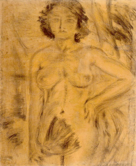 Figura con abanico - perioodo sepia.jpg