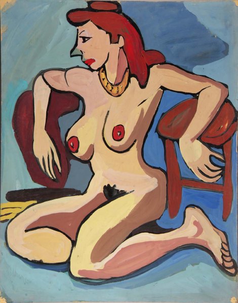 Seated Female Nude with Gold Necklace and Auburn Hair (1939-1940).jpg