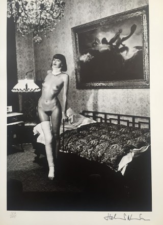 Helmut Newton Jenny Kapitan, Pension Dorian, Berlin, 1977. 35.6 x 35.6 cm.jpg